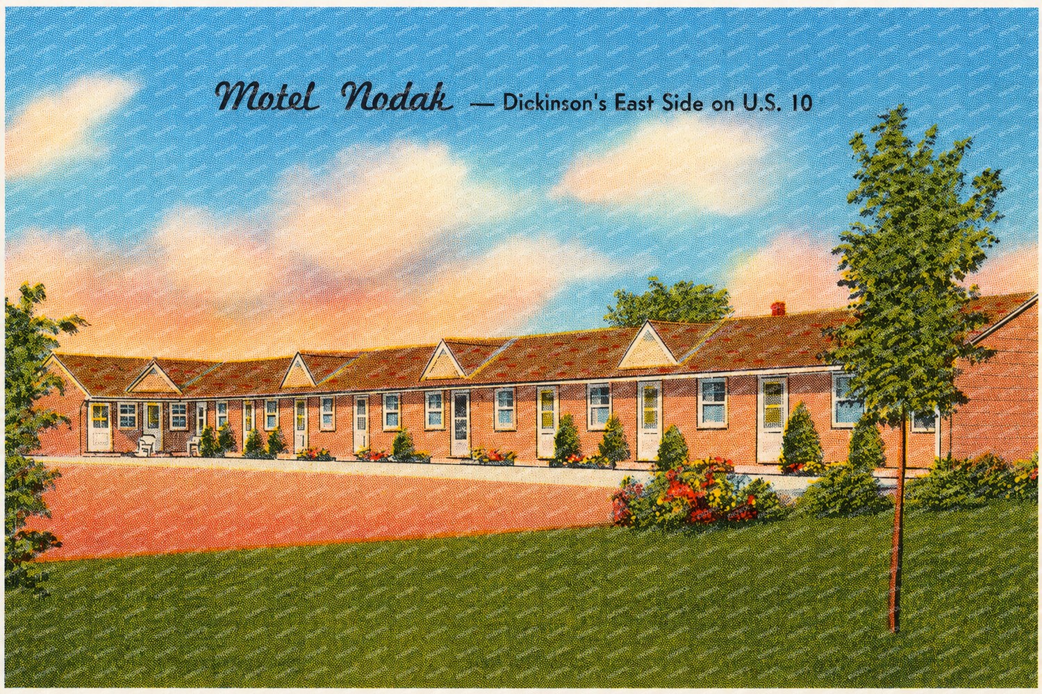 Dickinson, ND: Motel Nodak -- Dickinson's east side on U.S. 10