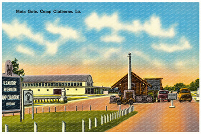 Forest Hill, LA: Main Gate, Camp Claiborne