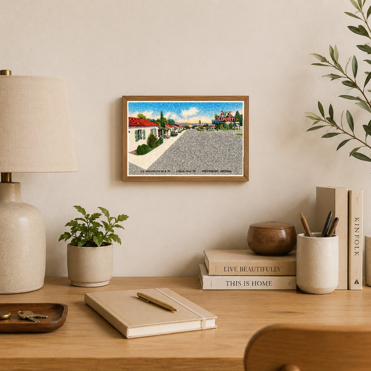 Wickenburg, AZ: Double J Court, U.S. highways 60 & 70, 4 blocks west of
