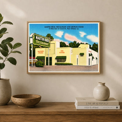 New Orleans, LA: Martin Bros. Restaurant and Drive-In Stand, 5 miles east of Canal St.