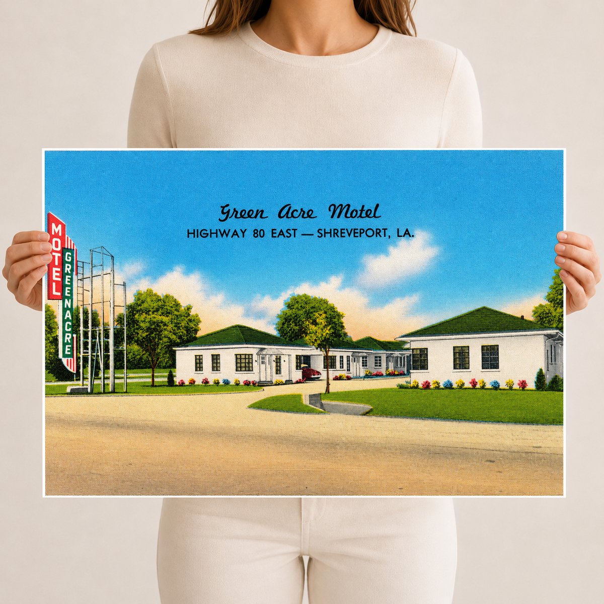Shreveport, LA: Green Acre Motel, Highway 80 East -- Shreveport