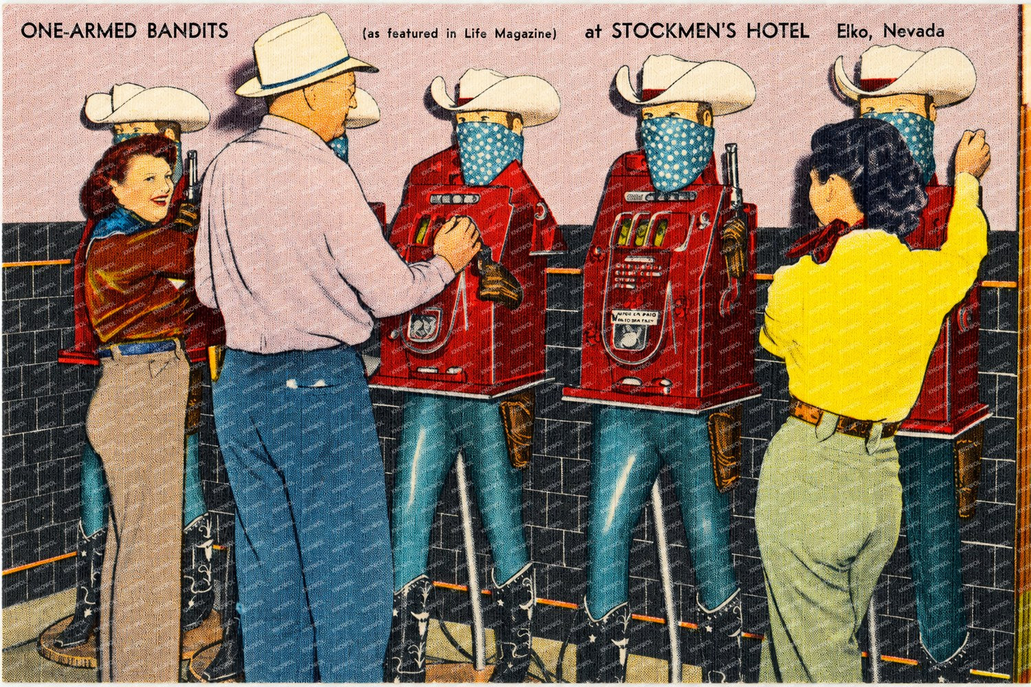 Elko, NV: One-Armed Bandits at Stockmen's Hotel