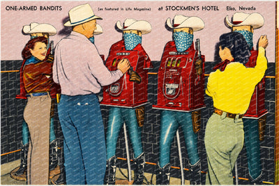 Elko, NV: One-Armed Bandits at Stockmen's Hotel