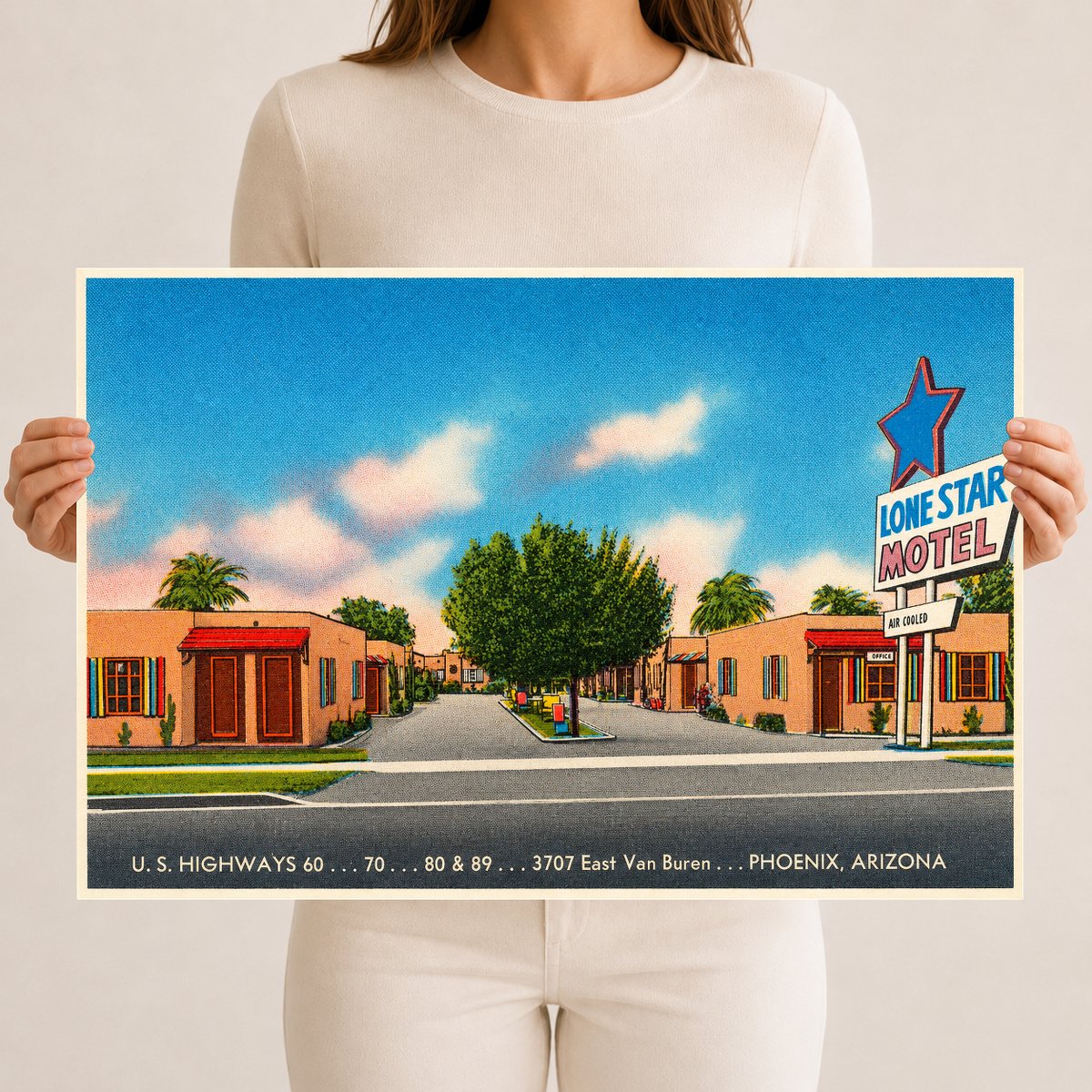 Phoenix, AZ: Lone Star Motel, U.S. highways 60, 70, 80 & 89, 3707 East Van Buren
