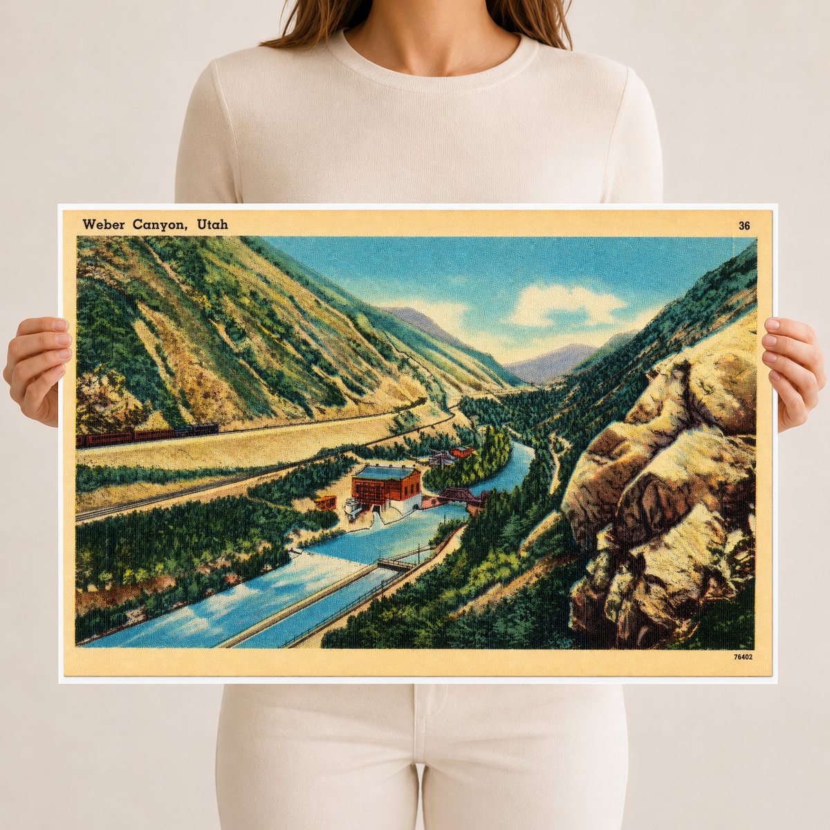 Weber Canyon, UT: Historic View