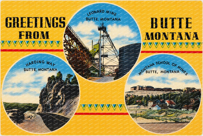Butte, MT: Greetings from Butte Montana