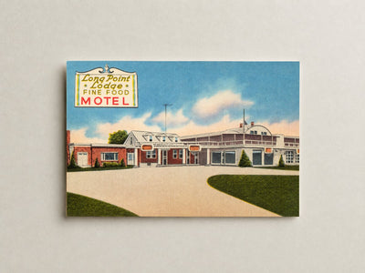 Long Point Lodge, U. S. Highway 50, 6 miles north of Bay Bridge — Vintage Maryland Postcard
