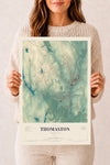 Map of Thomaston, Connecticut, 12 x 18 inch unframed archival matte print
