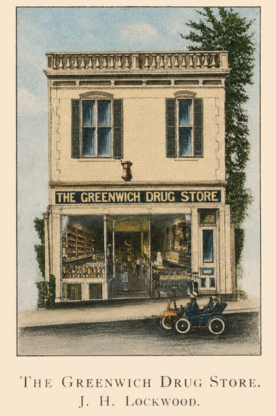 Vintage Map of Greenwich, Connecticut 1904