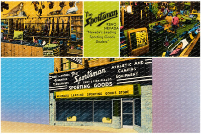 Reno, NV: The Sportsman, Reno, Nevada, "Nevada's leading sporting goods dealers"