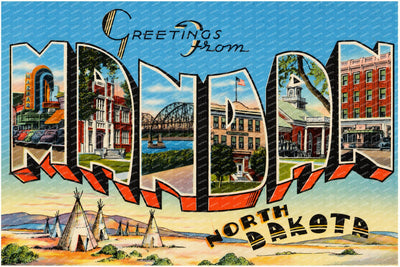Mandan, ND: Greetings from Mandan