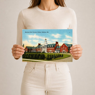Maryland State Teachers College, Salisbury, MD — Vintage Maryland Postcard