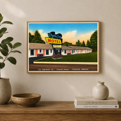 Coquille, OR: Myntle Lane Motel, U.S. Highway 101... Coquille's newest... Coquille