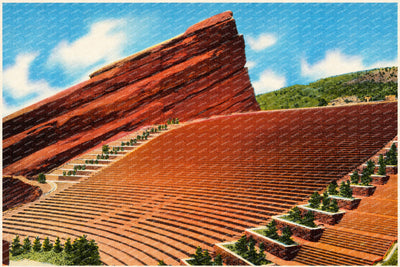 CO: Red Rock Theatre, Park of the Red Rocks, Denver Mountain Parks