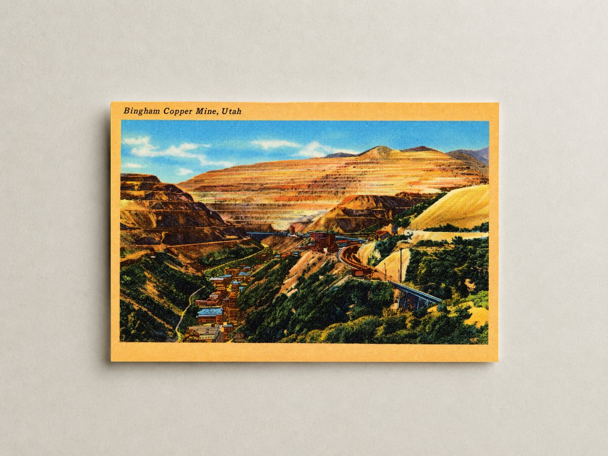 Bingham Copper Mine, UT: Historic View