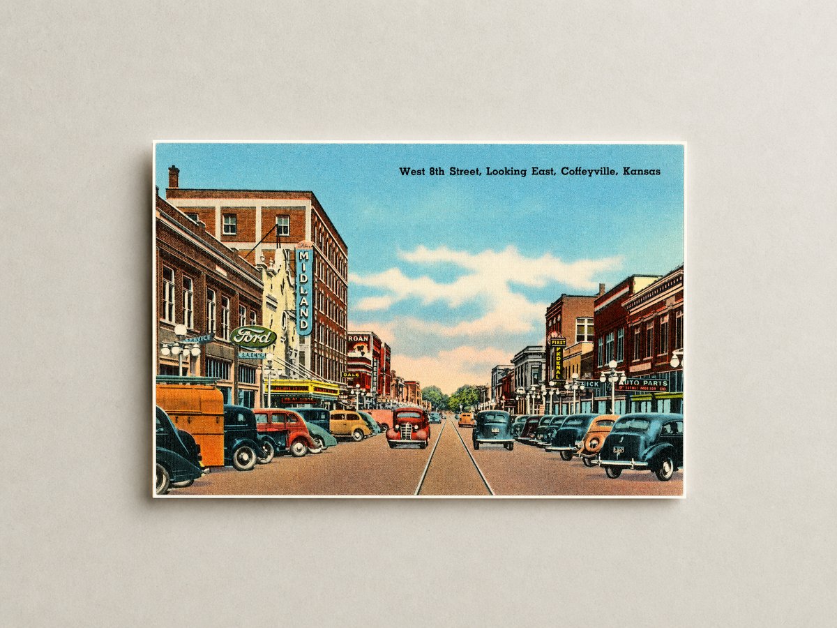 Coffeyville, KS: West 8th Street, looking east