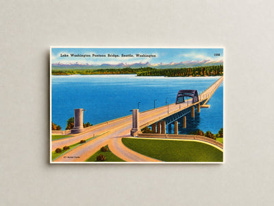Seattle, WA: Lake Washington Pontoon Bridge