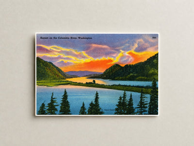Columbia River, WA: Sunset on the Columbia River
