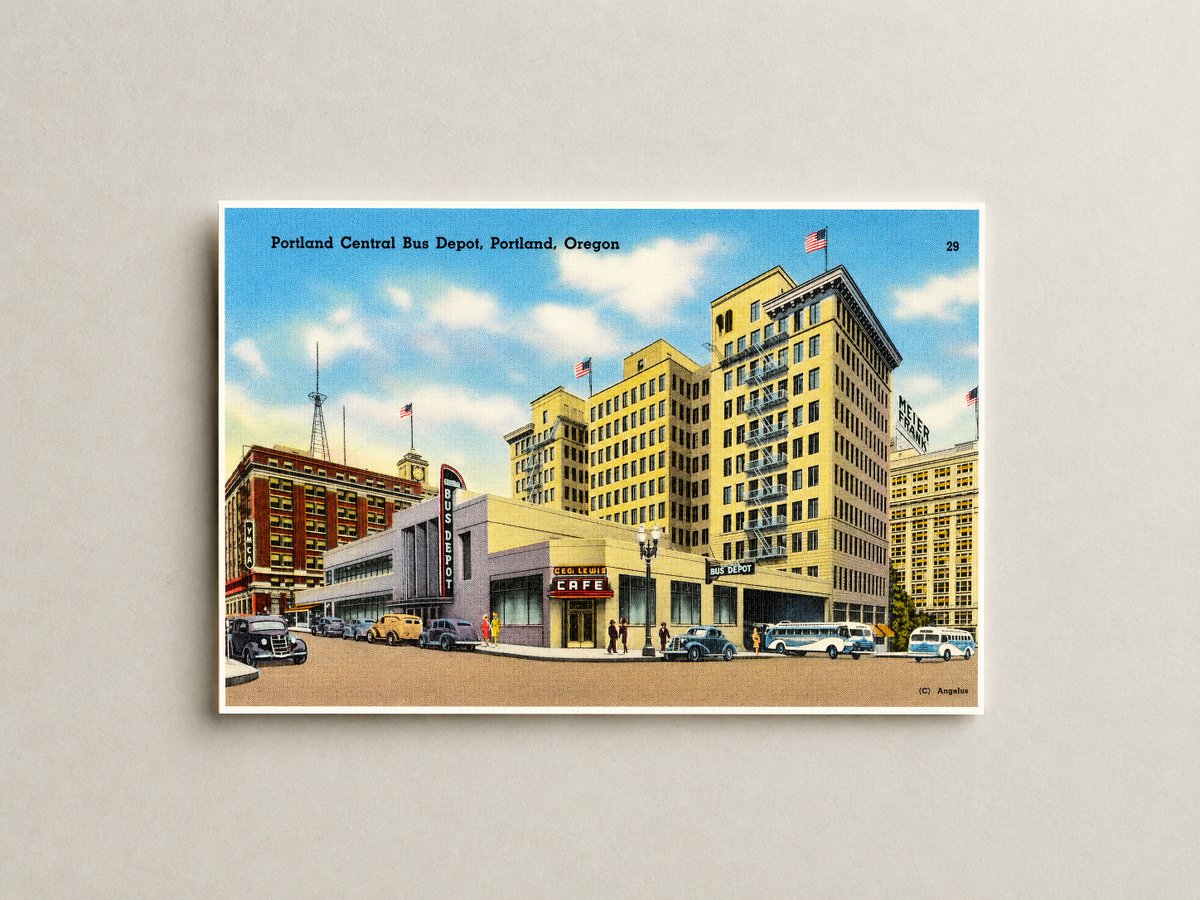 Portland, OR: Portland Central Bus Depot