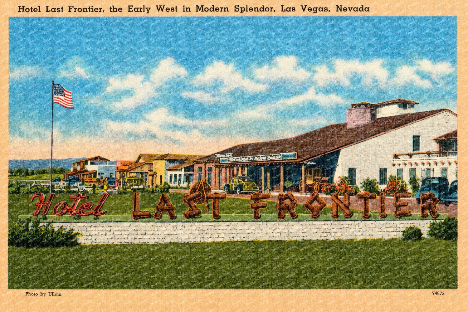 Las Vegas, NV: Hotel Last Frontier, the early west in modern splendor