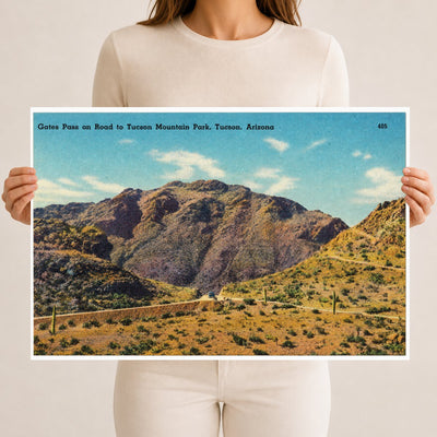 Tucson, AZ: Gates Pass on road to Tucson Mountain Park