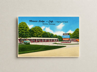 Meridian, MS: Morocco Lodge -- Café -- Highway 45 north