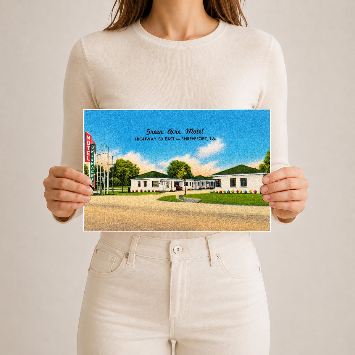 Shreveport, LA: Green Acre Motel, Highway 80 East -- Shreveport