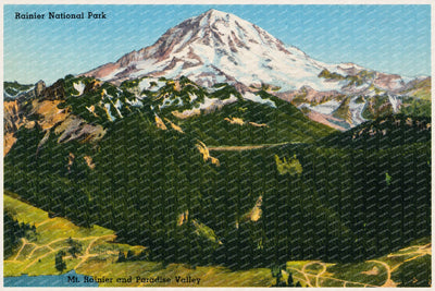 Mount Rainier National Park, WA: Rainier National Park, Mt. Rainier and Paradise Valley
