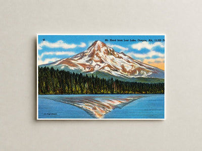Hood, Mount, OR: Mt. Hood from Lost Lake, Oregon, alt., 11,225 ft.