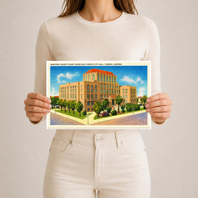 Phoenix, AZ: Maricopa County Court House and Phoenix City Hall