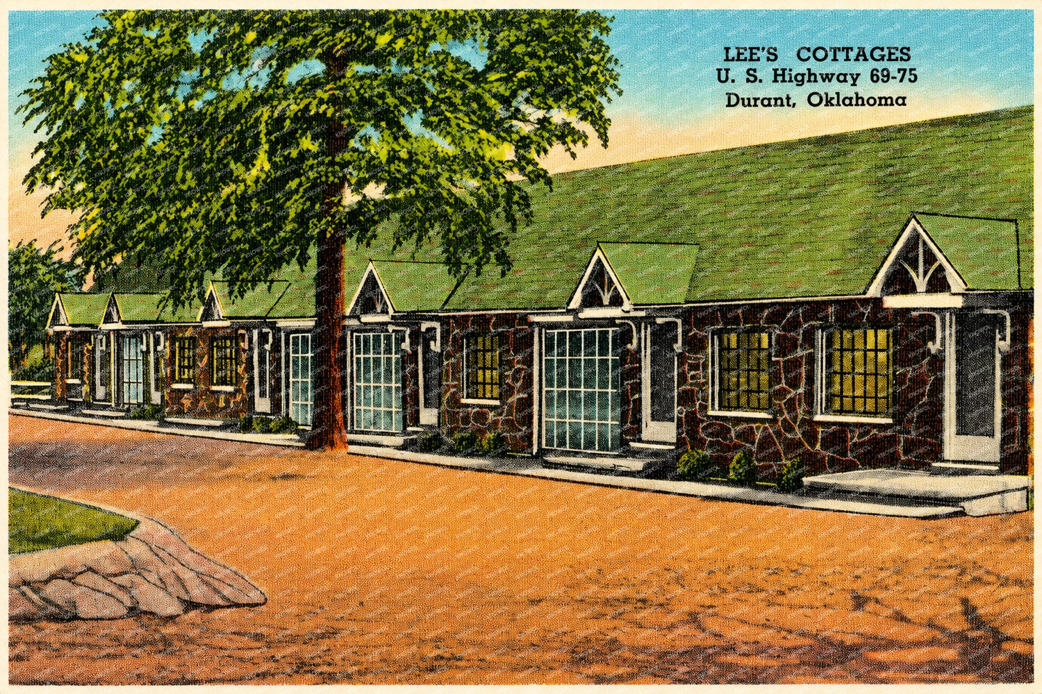 Durant, OK: Lee's Cottages, U.S. Highway 69 - 75