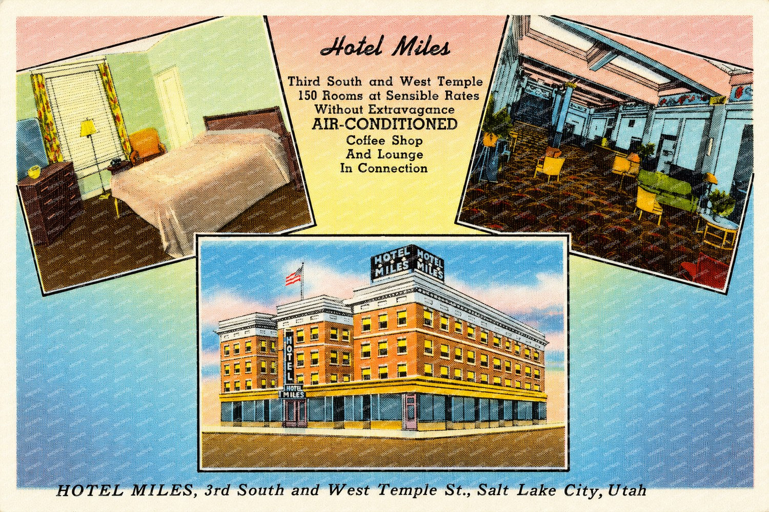 Salt Lake City, UT: Hotel Miles, 3rd South and West Temple St.