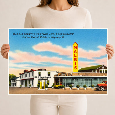 Mobile, AL: Malbis Service Station and Restaurant