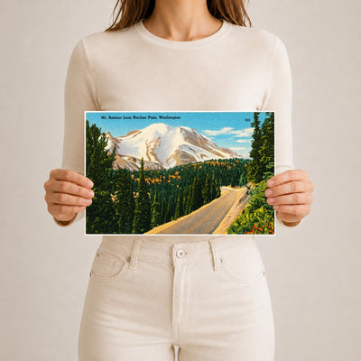 Rainier, Mount, WA: Mt. Rainier from Naches Pass