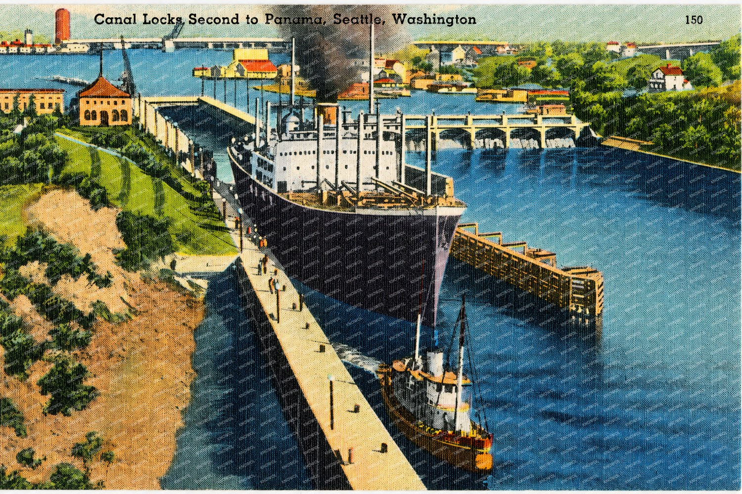 Seattle, WA: Canal locks second to Panama