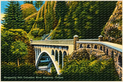 Latourell, OR: Shepperd's Dell, Columbia River Highway