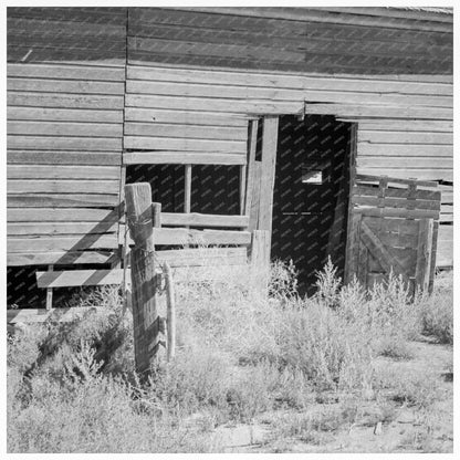 Abandoned Barn Door in Grant County Washington August 1939 - Available at KNOWOL