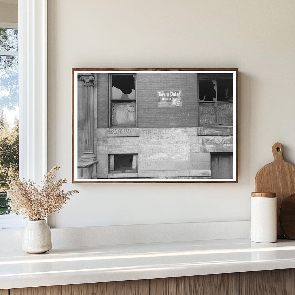 Abandoned Building South Side Chicago April 1941 - Available at KNOWOL