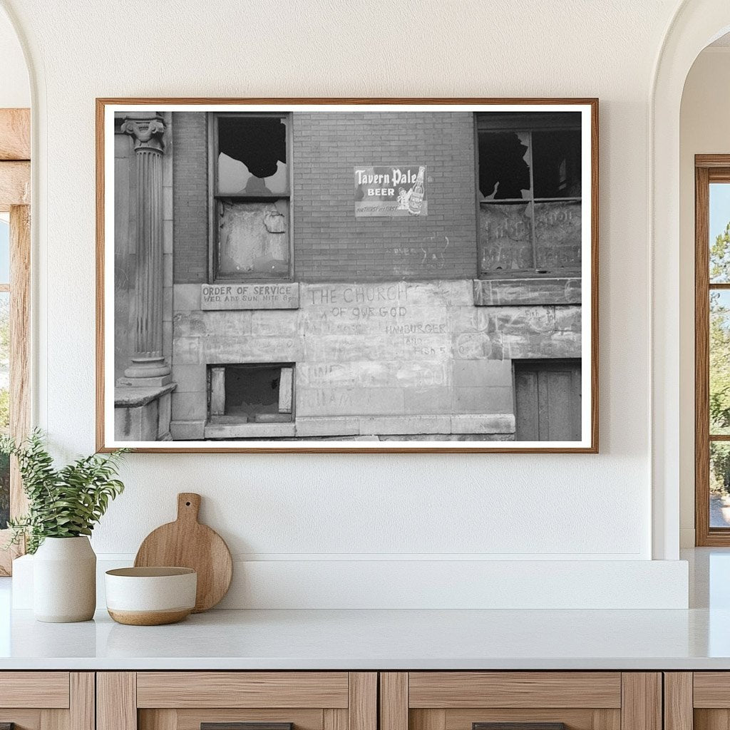 Abandoned Building South Side Chicago April 1941 - Available at KNOWOL