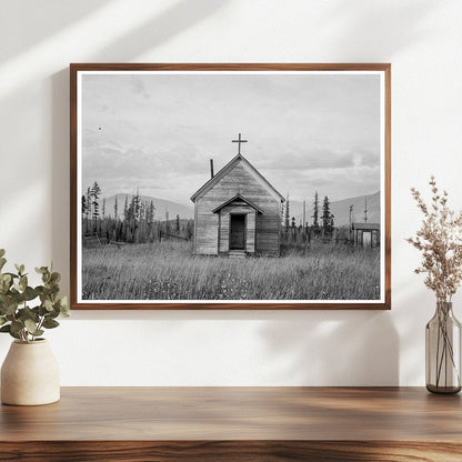 Abandoned Church in Boundary County Idaho 1939 - Available at KNOWOL