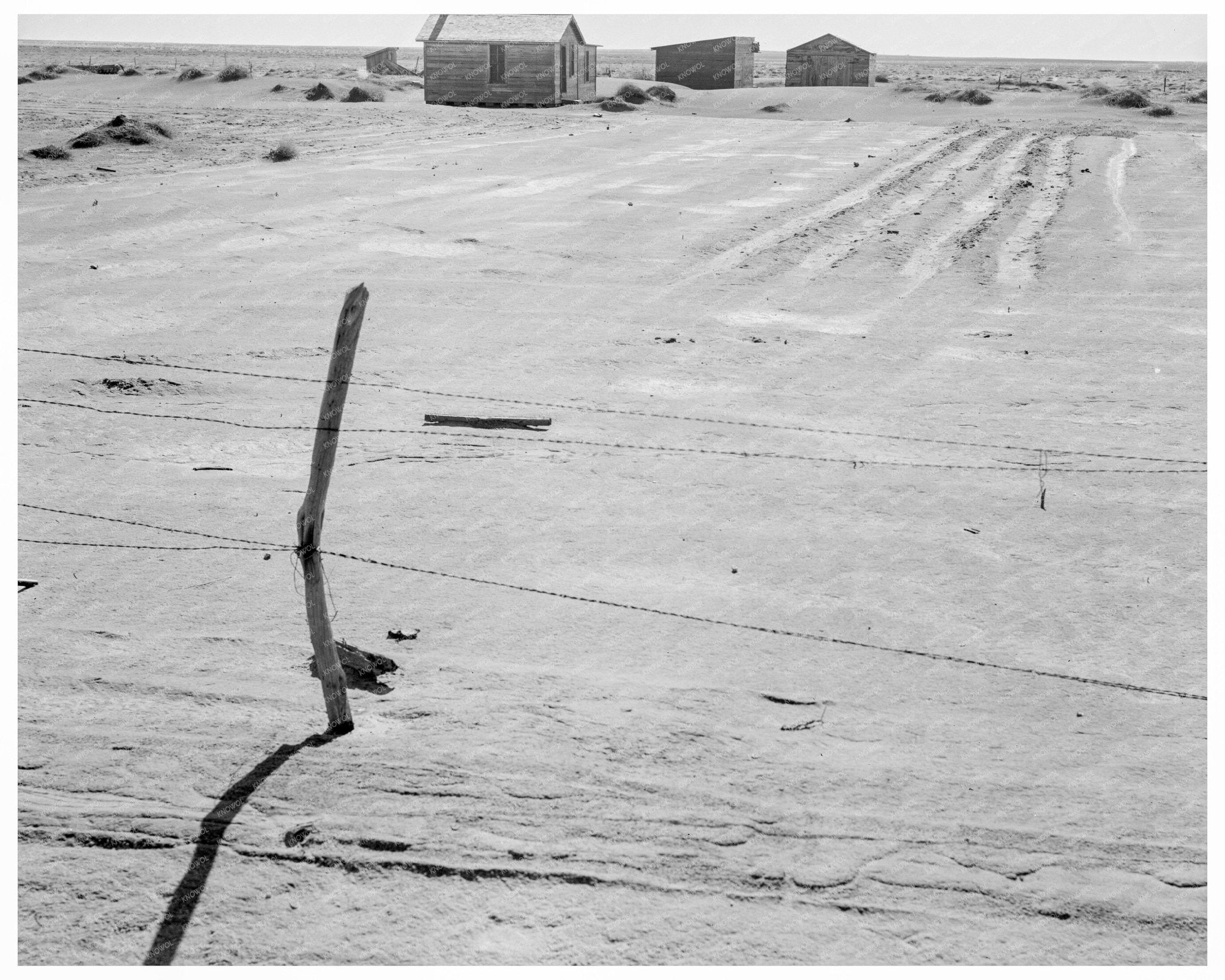 Abandoned Farm in Coldwater District Texas 1938 - Available at KNOWOL