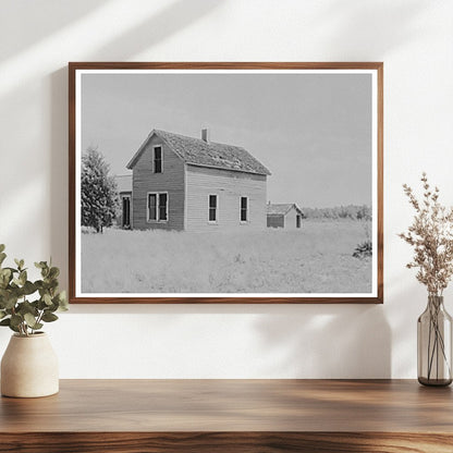 Abandoned Farmhouse Allegan County Michigan 1937 - Available at KNOWOL