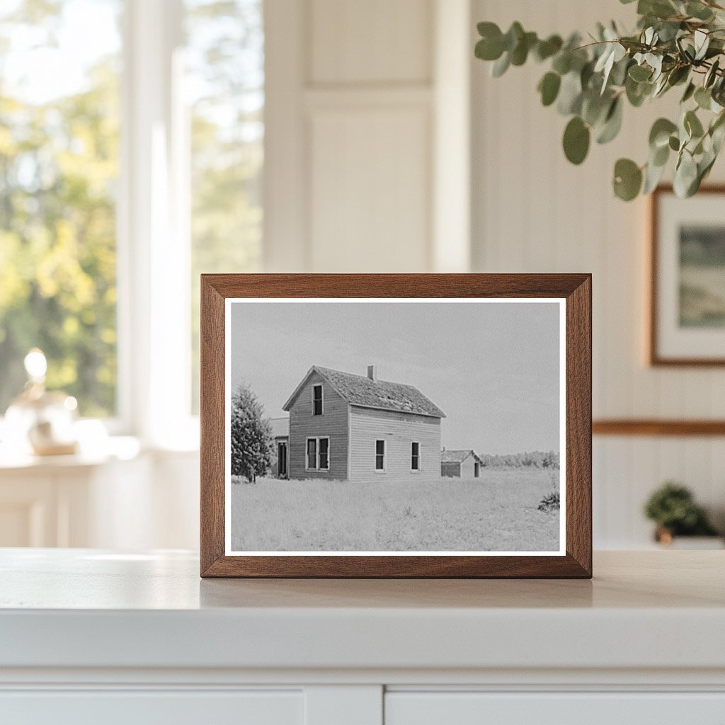 Abandoned Farmhouse Allegan County Michigan 1937 - Available at KNOWOL