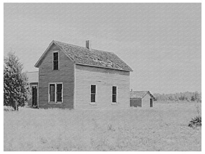 Abandoned Farmhouse Allegan County Michigan 1937 - Available at KNOWOL