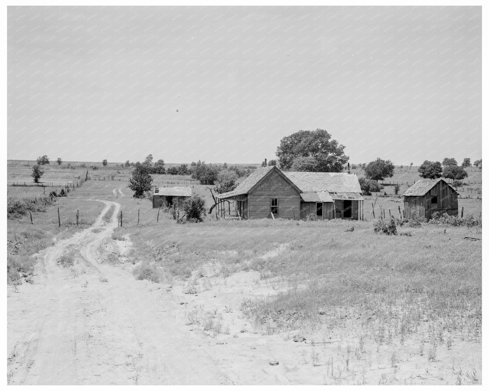 Abandoned Farms in Carter County Oklahoma 1937 - Available at KNOWOL