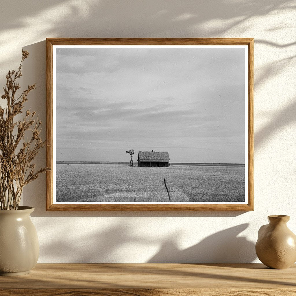 Abandoned House of Small Farmer Southwest Oklahoma 1937 - Available at KNOWOL