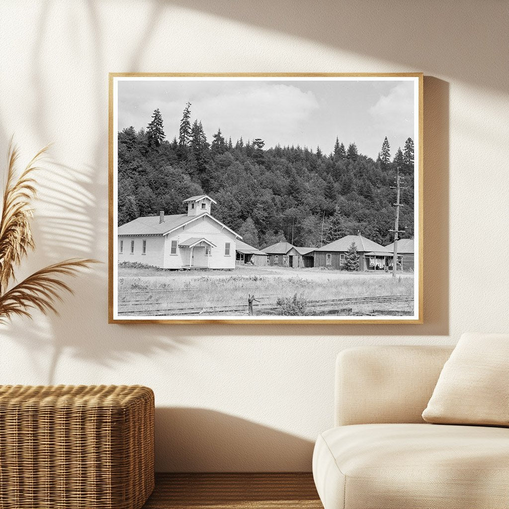 Abandoned Mill Village of Malone Washington 1939 - Available at KNOWOL