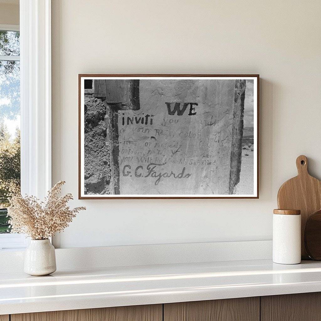 Abandoned Roadside Stand U.S. 85 Hatch NM August 1939 - Available at KNOWOL