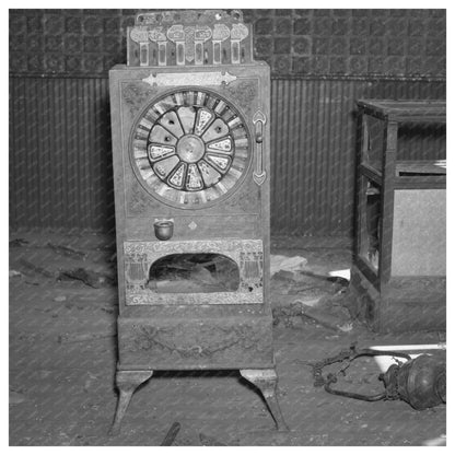 Abandoned Saloon Slot Machine Mansfield Michigan 1937 - Available at KNOWOL