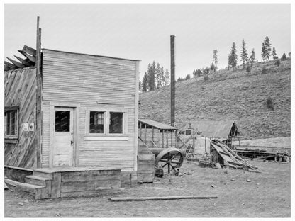 Abandoned Sawmill in Tamarack Idaho 1939 - Available at KNOWOL